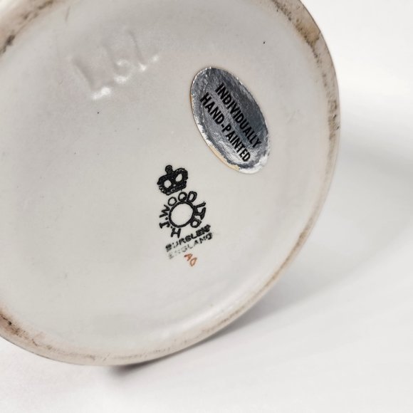 Vintage Hand-painting Tavern Scene Jug Vase by H. J. WOOD LTD BURSLEM ENGLAND - Picture 5 of 7